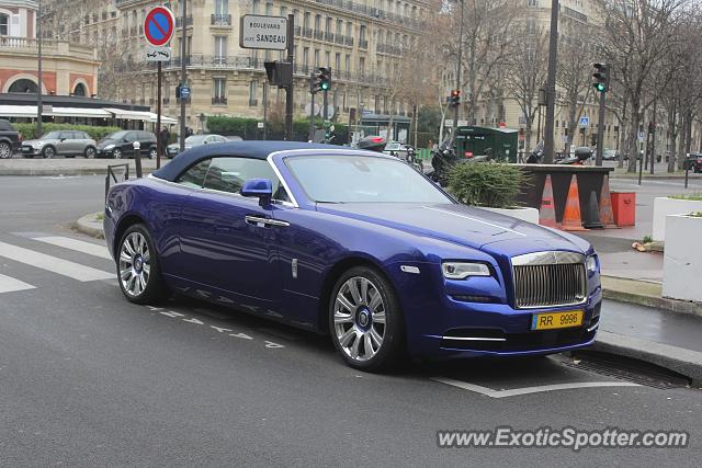 Rolls-Royce Dawn spotted in Paris, France