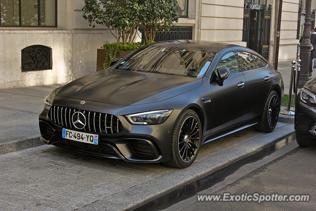 Mercedes AMG GT spotted in Paris, France