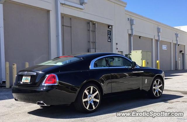 Rolls-Royce Wraith spotted in Jacksonville, Florida
