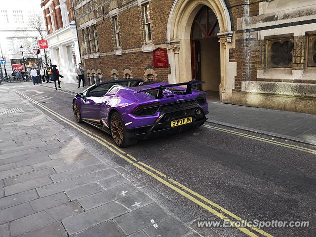 Lamborghini Huracan spotted in London, United Kingdom