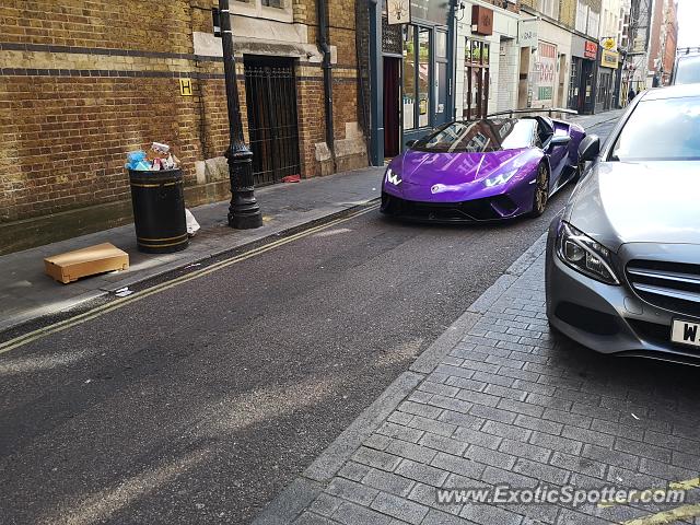 Lamborghini Huracan spotted in London, United Kingdom