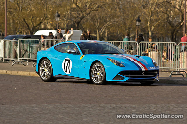 Ferrari F12 spotted in Paris, France