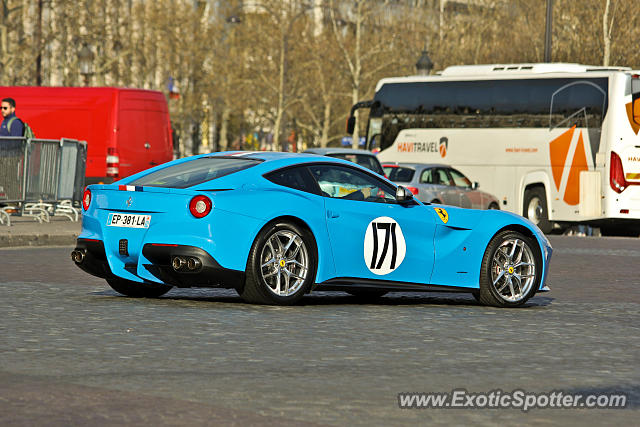 Ferrari F12 spotted in Paris, France
