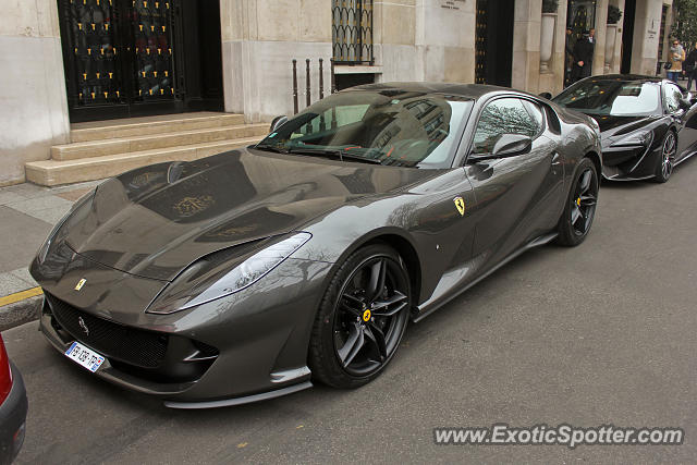 Ferrari 812 Superfast spotted in Paris, France