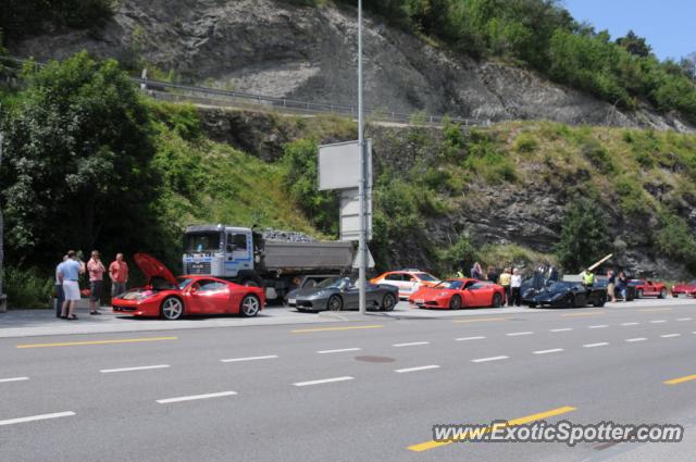 Ferrari 458 Italia spotted in Visp / Wallis, Switzerland