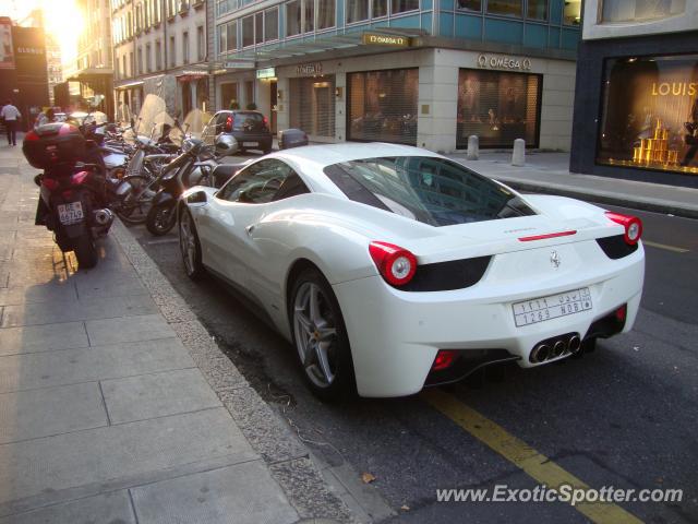 Ferrari 458 Italia spotted in Geneva, Switzerland