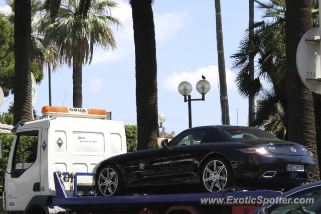 Mercedes SLS AMG spotted in Cannes, France