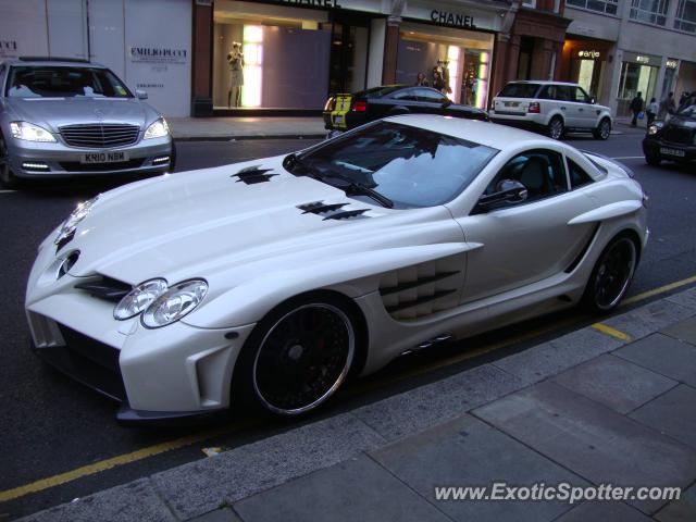 Mercedes SLR spotted in London, United Kingdom