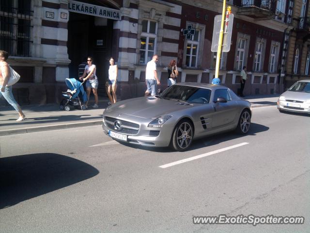 Mercedes SLS AMG spotted in Kosice, Slovenia