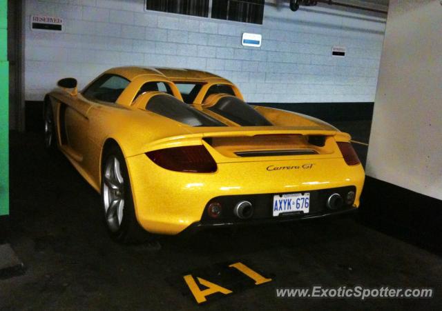 Porsche Carrera GT spotted in Toronto Ontario, Canada