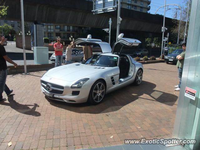 Mercedes SLS AMG spotted in Sydney, Australia