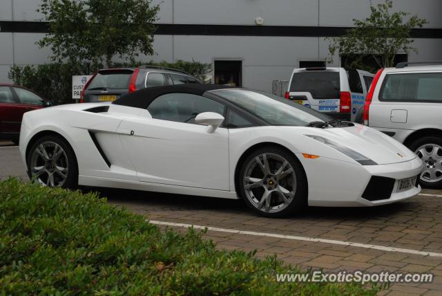 Lamborghini Gallardo spotted in Reading, United Kingdom
