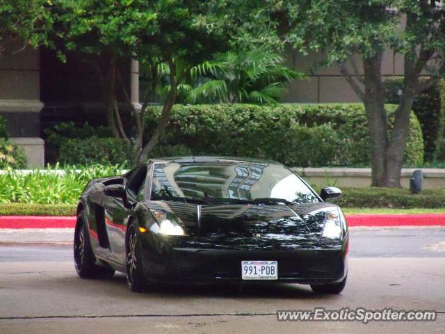 Lamborghini Gallardo spotted in Houston, Texas