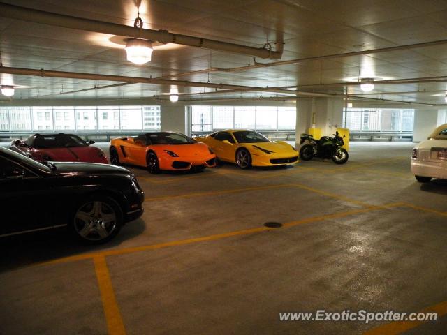 Ferrari 458 Italia spotted in Chicago, Illinois