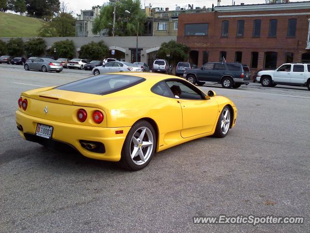 Ferrari 360 Modena spotted in Baltimore, Maryland