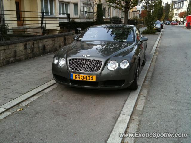 Bentley Continental spotted in Merl, Luxembourg