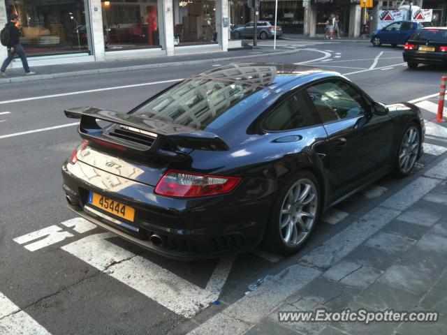 Porsche 911 GT2 spotted in Luxembourg City, Luxembourg