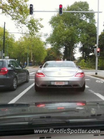 Mercedes SLS AMG spotted in Brussels, Belgium