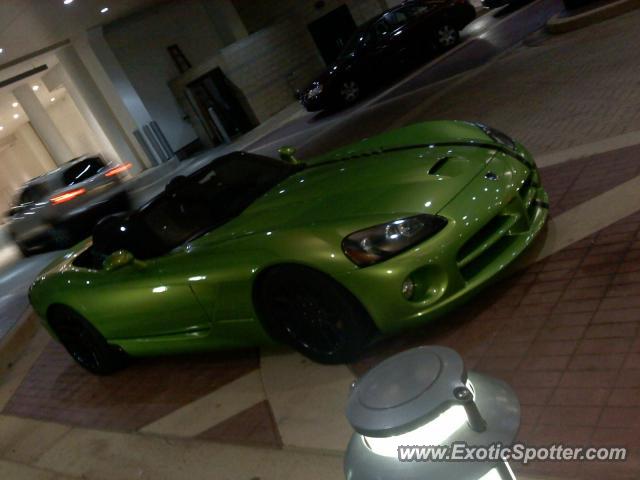 Dodge Viper spotted in Towson , Maryland