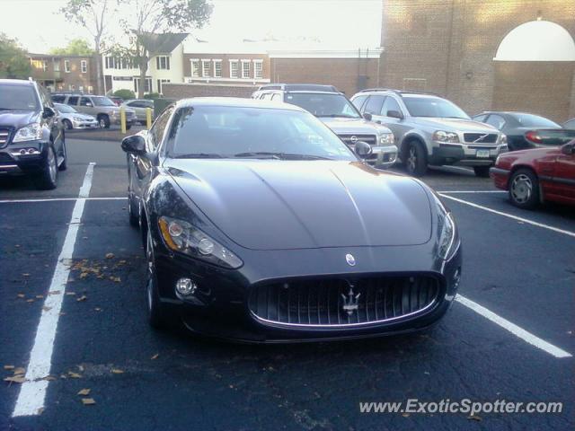 Maserati GranTurismo spotted in Stamford, Connecticut