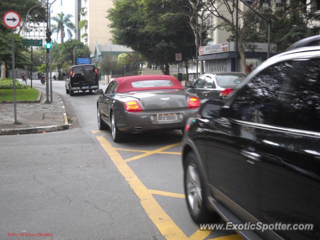 Bentley Continental spotted in São Paulo, Brazil