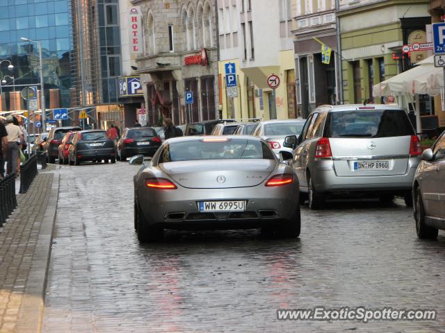 Mercedes SLS AMG spotted in Wroclaw, Poland, Poland