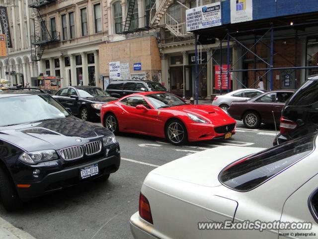 Ferrari California spotted in Manhattan, New York