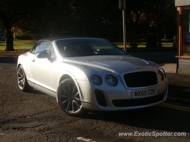 Bentley Continental spotted in Wilmslow, United Kingdom