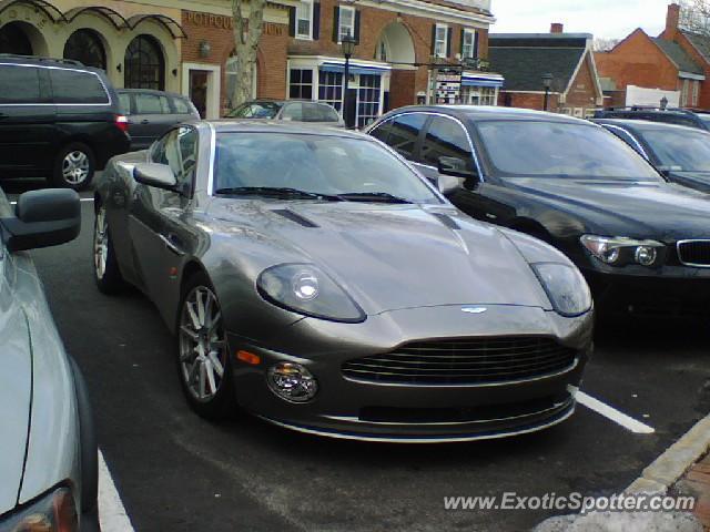 Aston Martin Vantage spotted in New Canaan, Connecticut