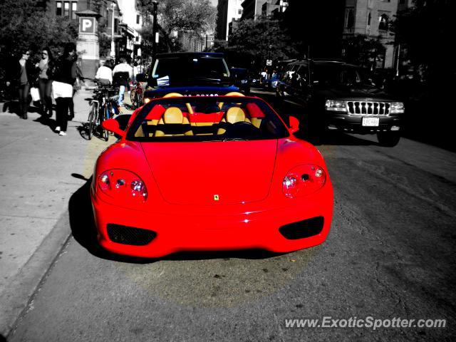 Ferrari 360 Modena spotted in Boston, Massachusetts