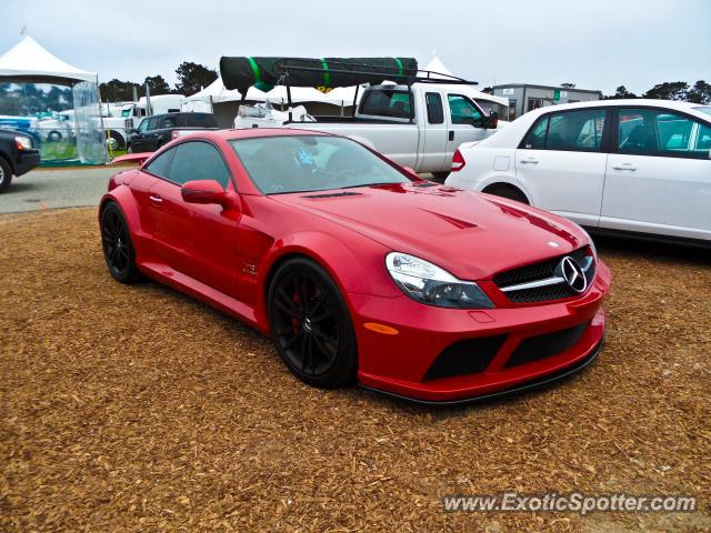 Mercedes SL 65 AMG spotted in Pebble Beach, California