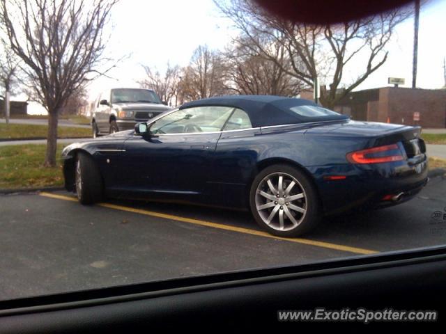 Aston Martin DB9 spotted in Urbandale, Iowa