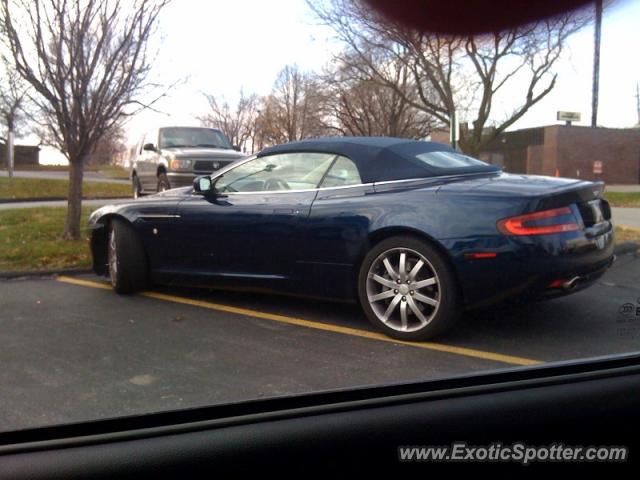 Aston Martin DB9 spotted in Urbandale, Iowa