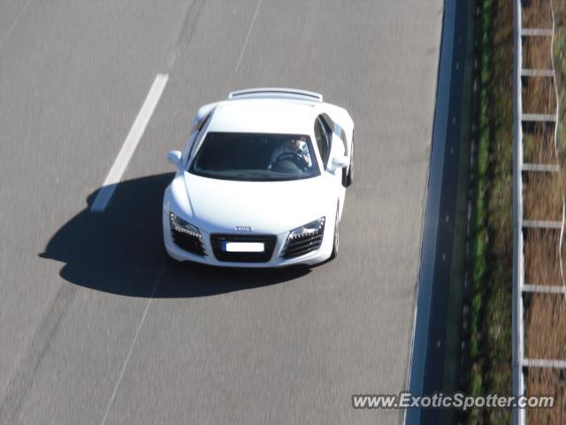 Audi R8 spotted in Motoway, Germany