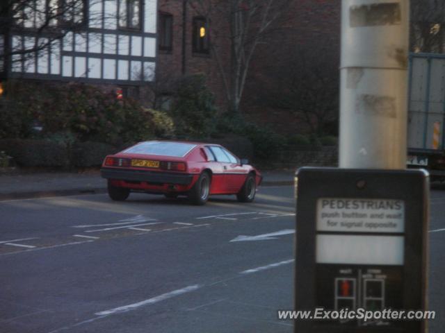 Lotus Esprit spotted in Knutsford, United Kingdom