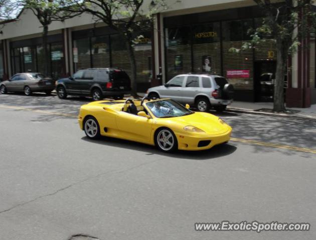 Ferrari 360 Modena spotted in Greenwich, Connecticut