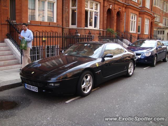 Ferrari 456 spotted in London, United Kingdom