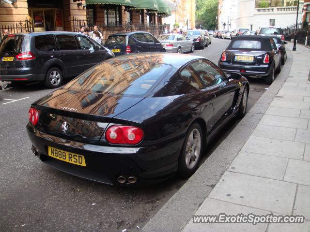 Ferrari 456 spotted in London, United Kingdom