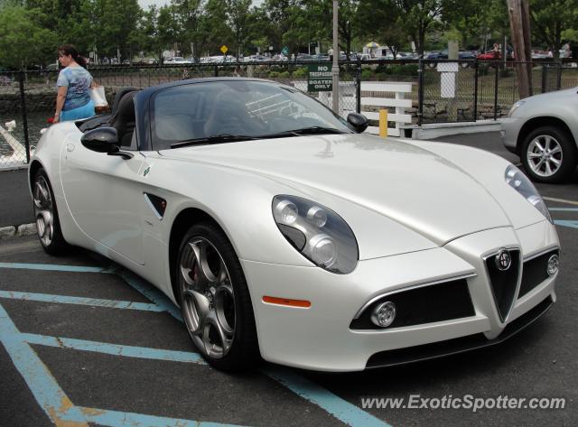 Alfa Romeo 8C spotted in Greenwich, Connecticut