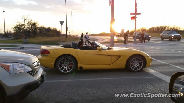 Dodge Viper spotted in Winnipeg, Manitoba, Canada