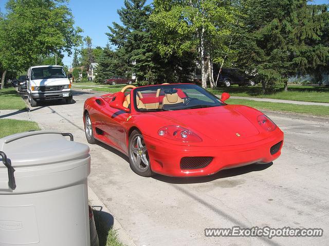Ferrari 360 Modena spotted in Winnipeg, Manitoba, Canada
