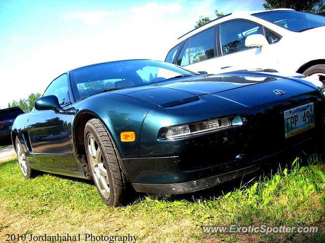 Acura NSX spotted in Victoria Beach, Manitoba, Canada