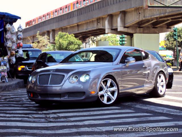 Bentley Continental spotted in DF, Mexico