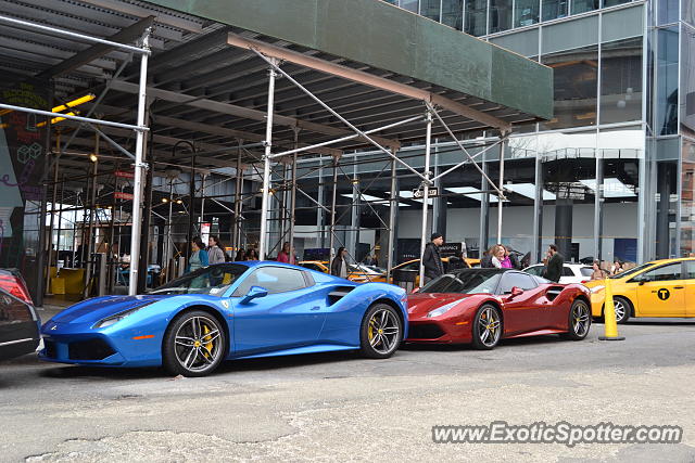 Ferrari 488 GTB spotted in Manhattan, New York
