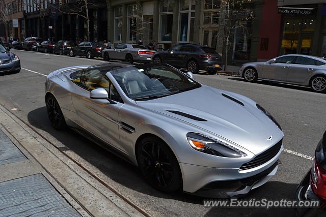 Aston Martin Vanquish spotted in Manhattan, New York