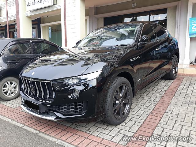 Maserati Levante spotted in Serpong, Indonesia