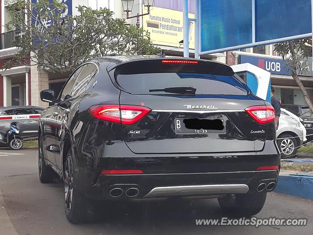 Maserati Levante spotted in Serpong, Indonesia