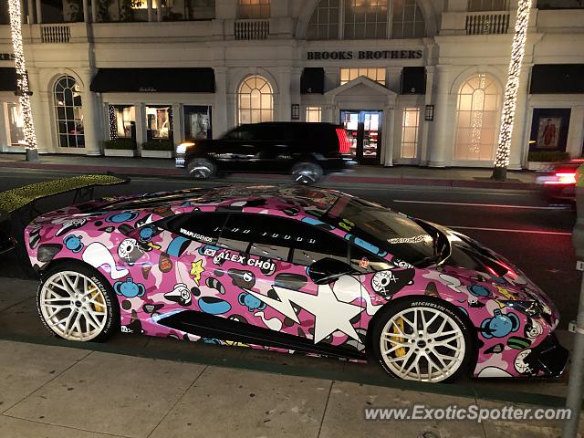 Lamborghini Huracan spotted in Beverly Hills, California