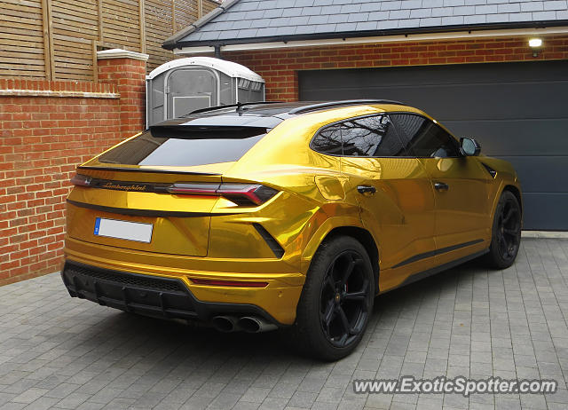 Lamborghini Urus spotted in London, United Kingdom