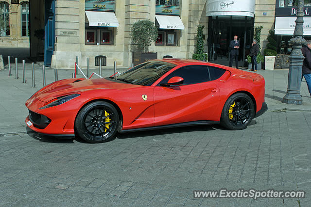 Ferrari 812 Superfast spotted in Paris, France